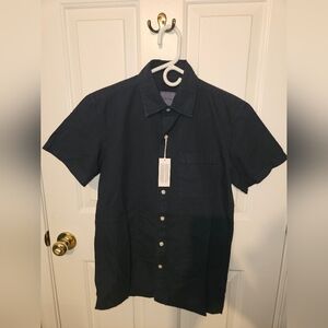American Eagle Outfitters Dark Blue Casual Shirt